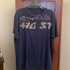 The Great China Wall designer mens tee shirt